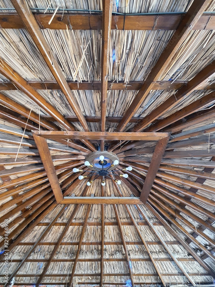 ceiling of pergola