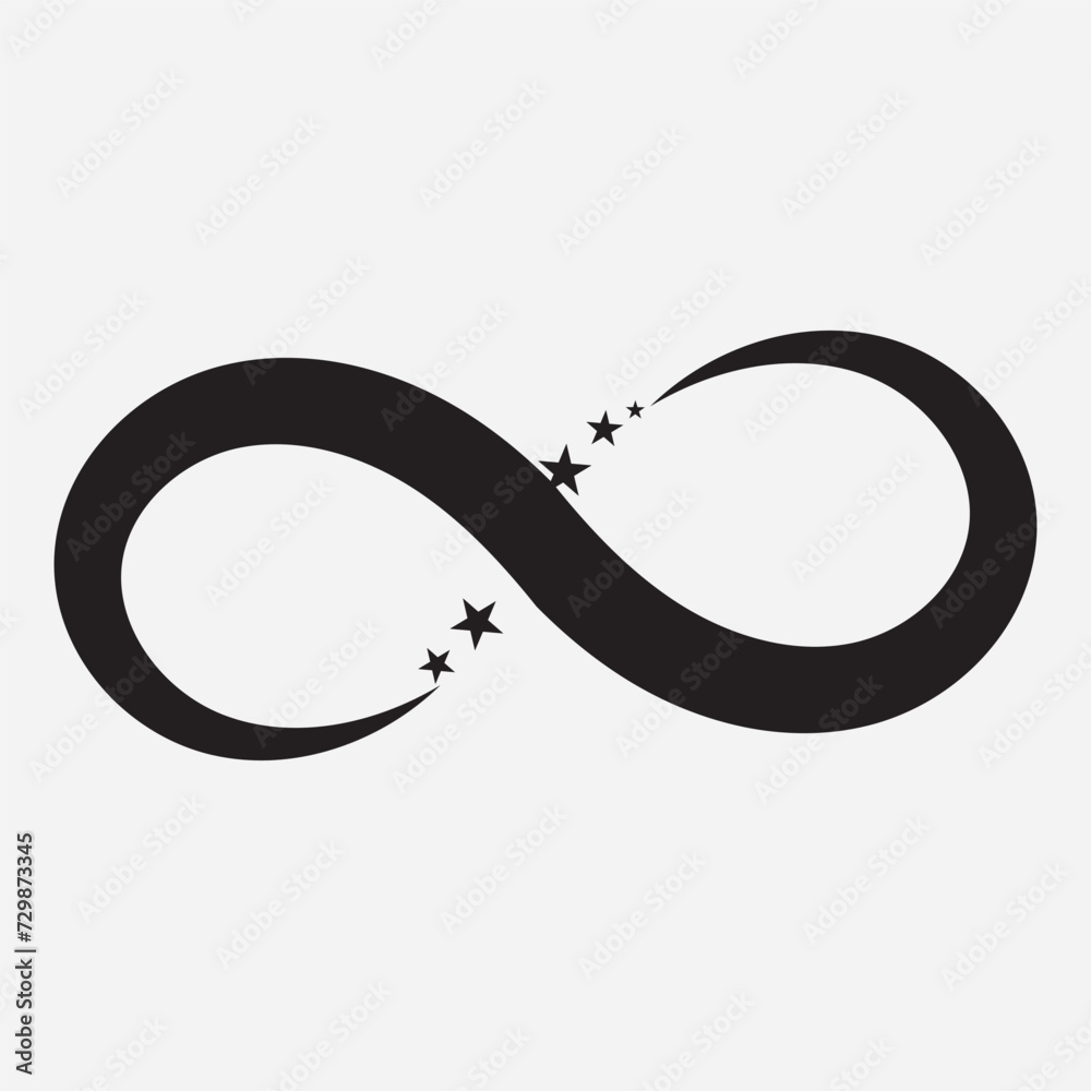 infinity loop symbol illustration. Infinity Logo Icon Template Design ...