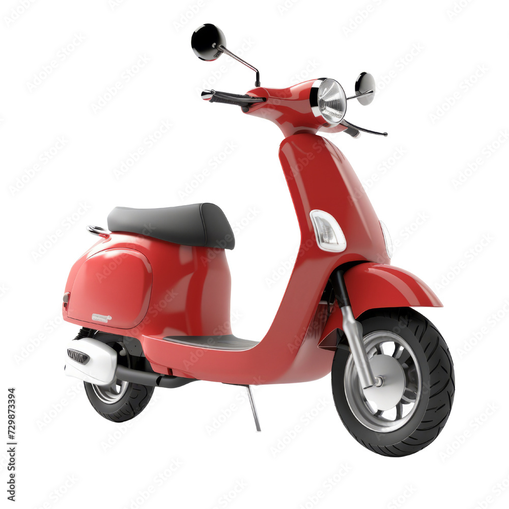 Electric Scooter PNG Cutout, Generative AI