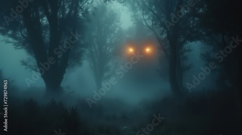 monster fog in the forest