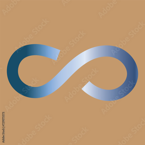 infinity symbol black - simple with discontinuation - isolated. Infinity Logo Template Design Vector, Emblem, Design Concept, Creative Symbol, Icon