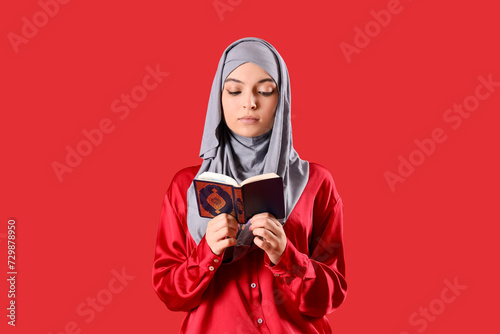 Young Muslim woman in hijab...