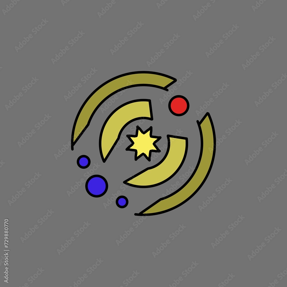 Obraz premium Download illustration of an symbol