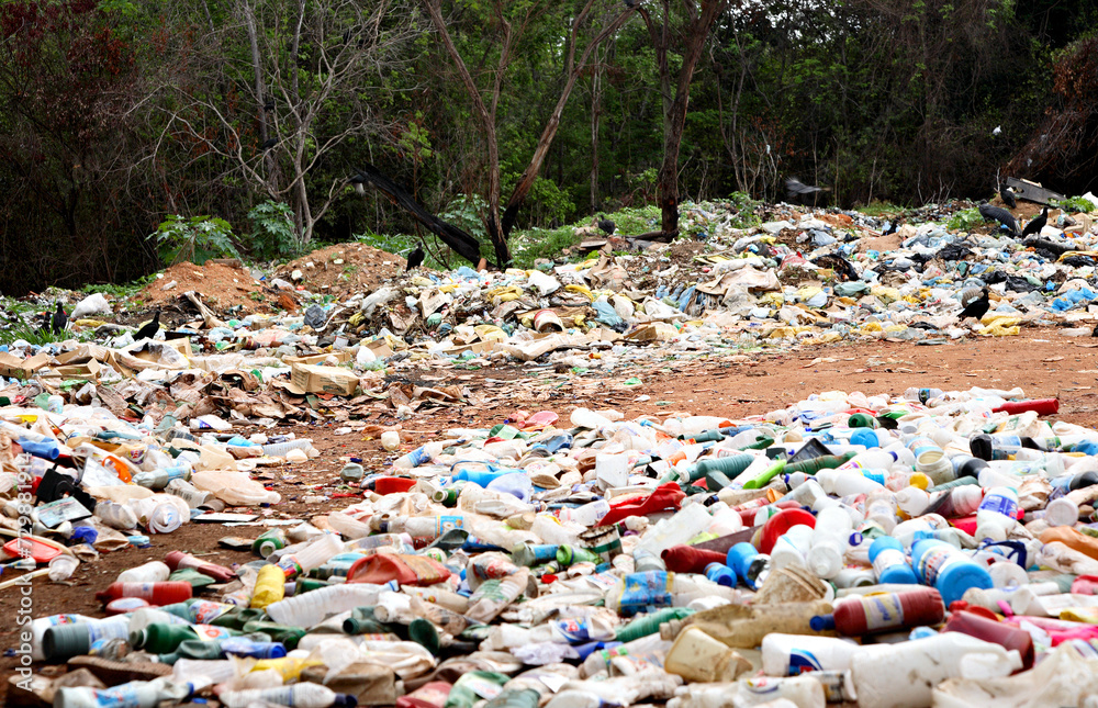 Landfill near Lencois, Bahia, Brazil, South America.