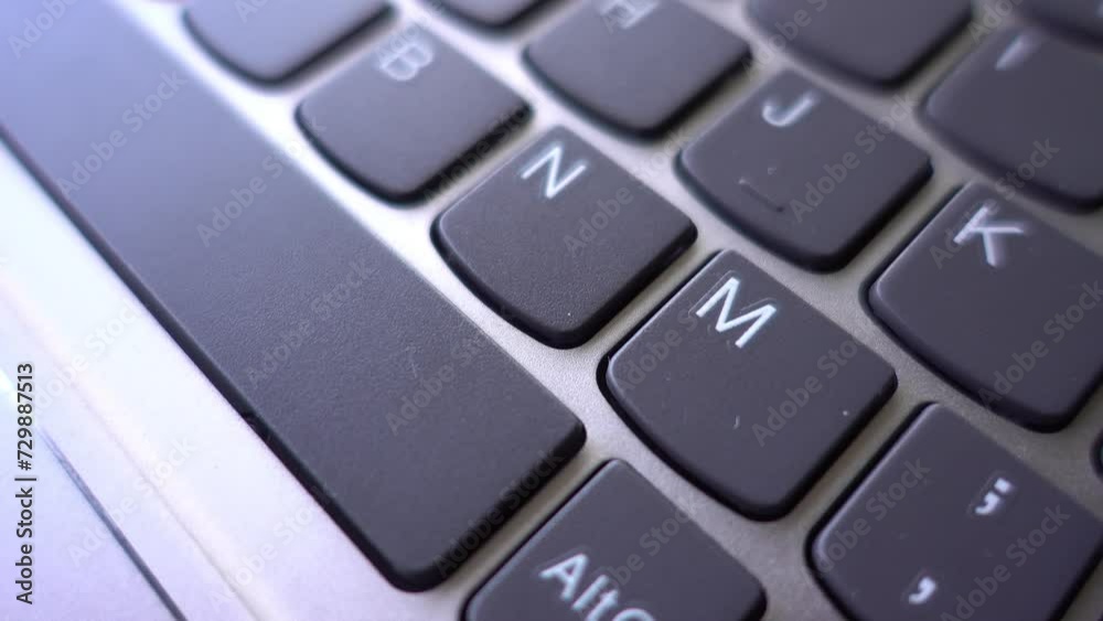 Computer Keyboard Rotates as Background