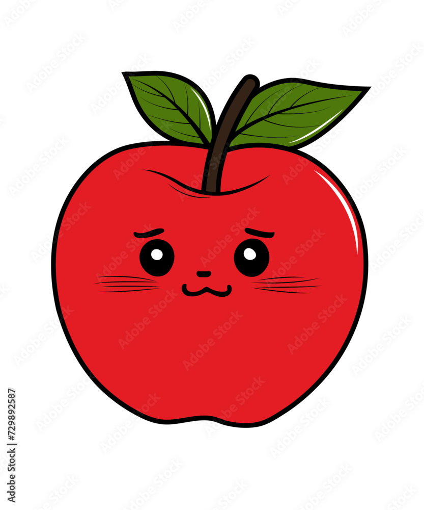 red apple illustration red apple illustration