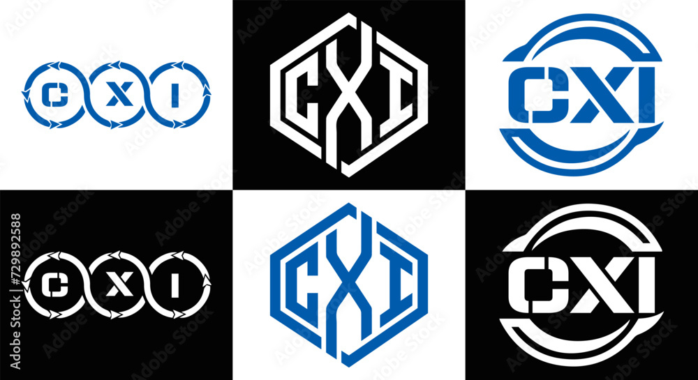 CXI logo. CXI set , C X I design. White CXI letter. CXI, C X I letter logo design. Initial letter CXI letter logo set, linked circle uppercase monogram logo. C X I letter logo vector design.
CXI logo. CXI set , C X I design. White CXI letter. CXI, C X I letter logo design. Initial letter CXI letter logo set, linked circle uppercase monogram logo. C X I letter logo vector design.