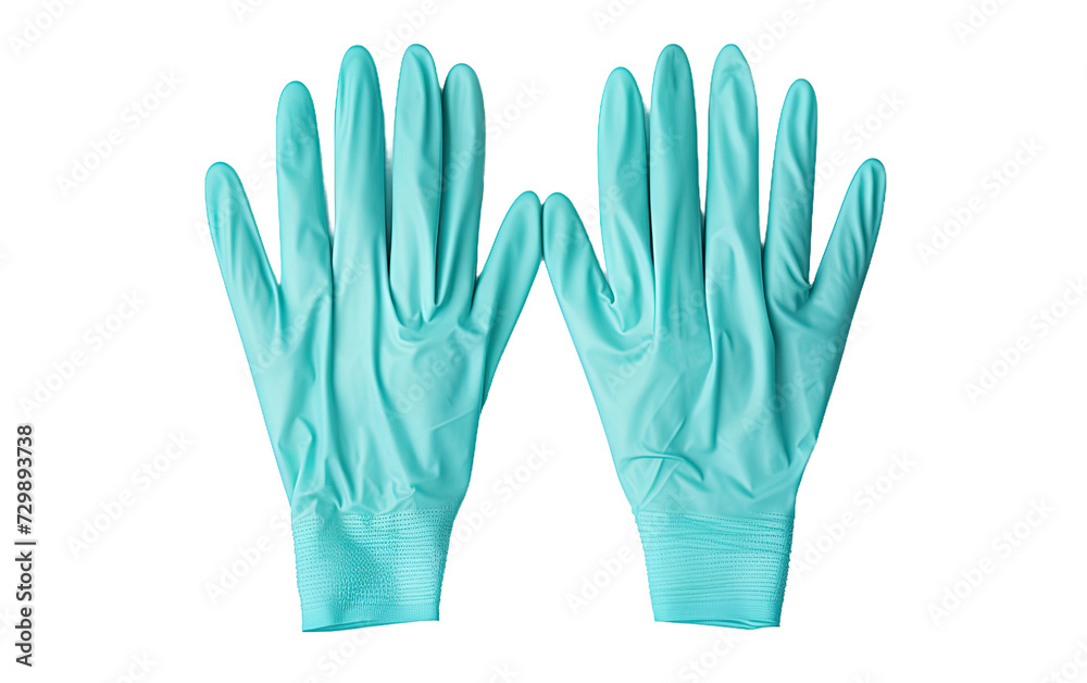 Dental Exam Gloves on a White or Clear Surface PNG Transparent Background. Dental Exam Gloves on a White or Clear Surface PNG Transparent Background.