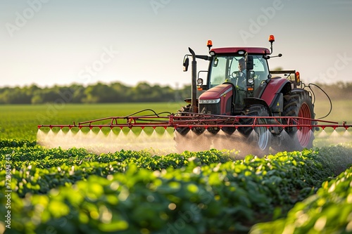 Tractor in Field