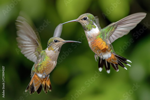Aerial Acrobatics. The Intricate Battles of Hummingbirds in Visually Striking Photographs.