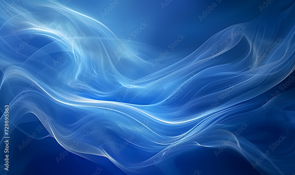 Blue abstract background with some smooth lines in it,Generative AI Blue abstract background with some smooth lines in it,Generative AI