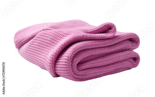 soft jersey knit throw blanket on a White or Clear Surface PNG Transparent Background.