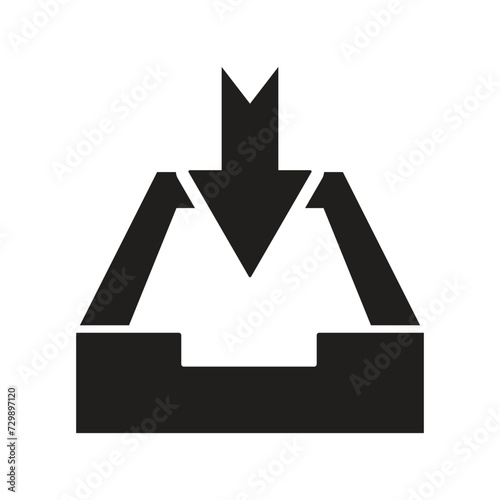 inbox icon vector