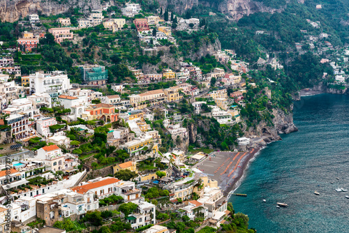 Fototapeta Naklejka Na Ścianę i Meble -  Road to Positano, Amalfi coast, Italy