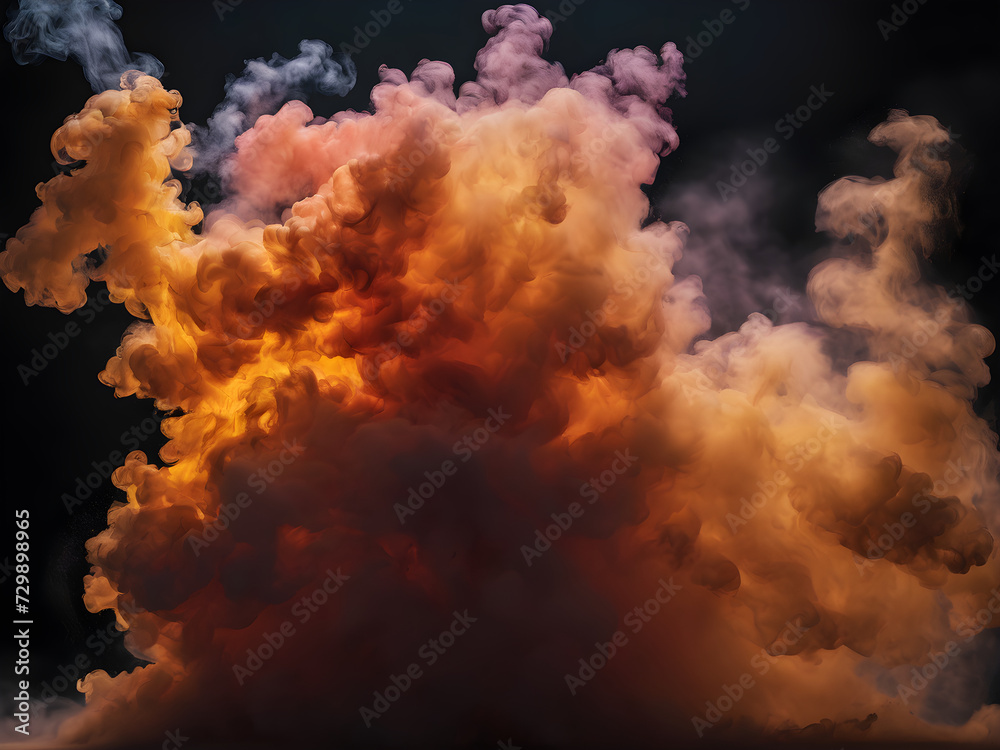 Exploring the Interplay Between Fire, Smoke, Clouds, Flames, and Explosions.