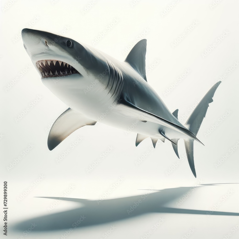 shark isolated on white shark isolated on white
