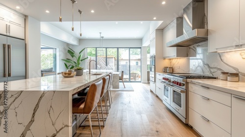 Modern Minimalist Kitchen Interior