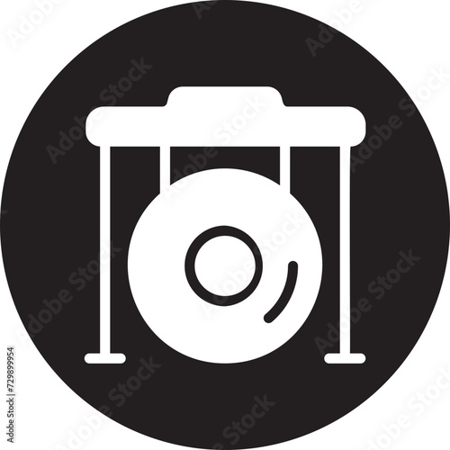 gong glyph icon
