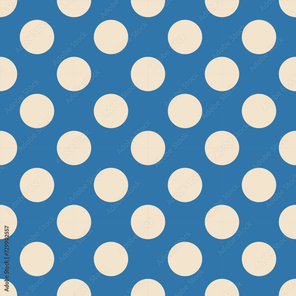 seamless pattern with dot on blue background design for Textiles, printed materials, fabric, backgrounds, wallpaper