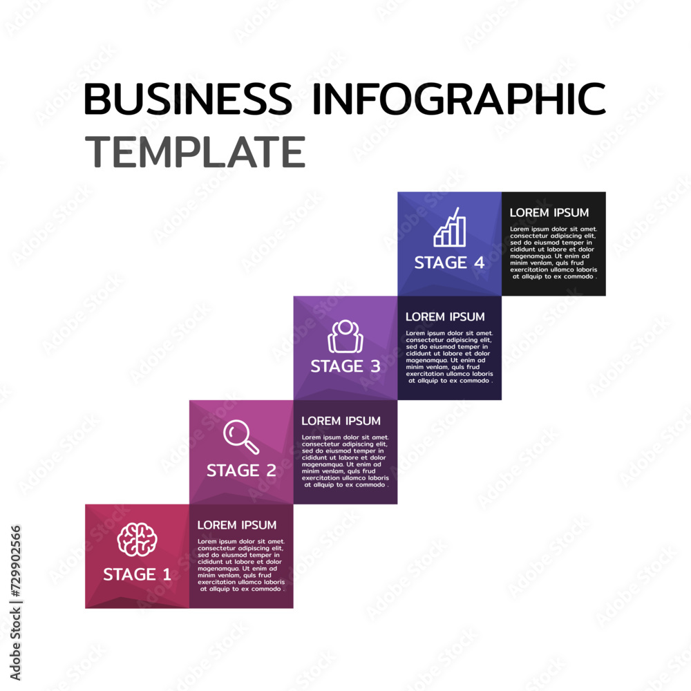 Vector Infographic label design with icons and 4 options or steps. Infographics for business concept. Can be used for presentations banner, workflow layout, process diagram, flow chart, info graph