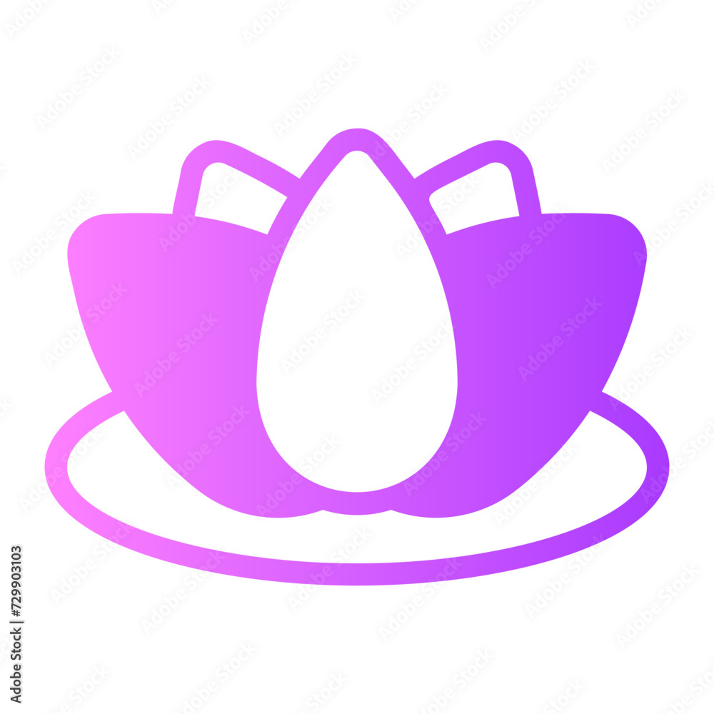 lotus gradient icon lotus gradient icon