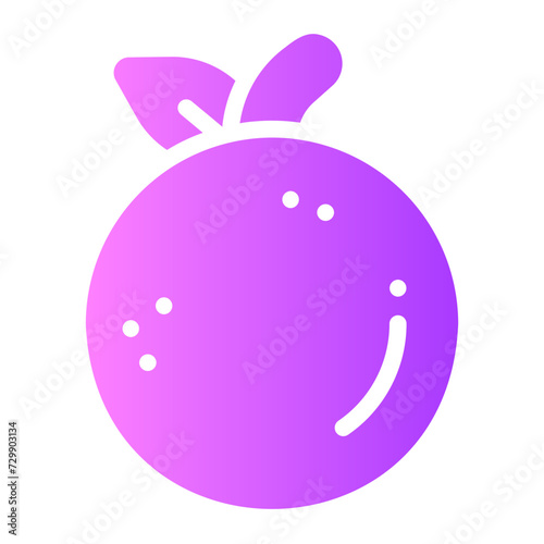 tangerine gradient icon