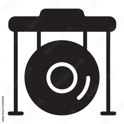 gong glyph icon