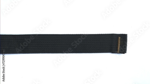 Backpack straps protected on white background