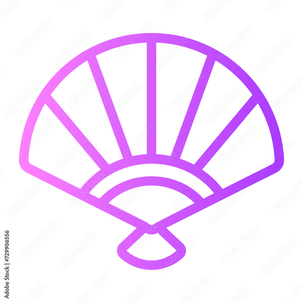fan gradient icon fan gradient icon