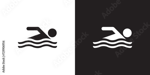 vector swimming pool icons