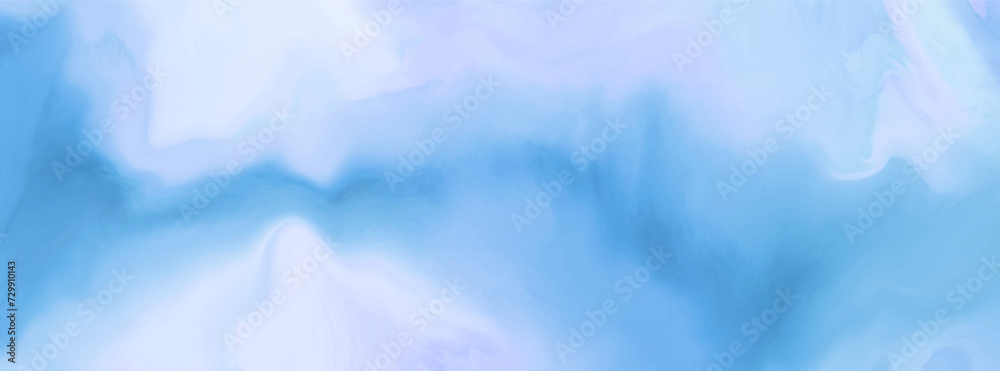 Fototapeta premium Elegant banner template design with blue paint.