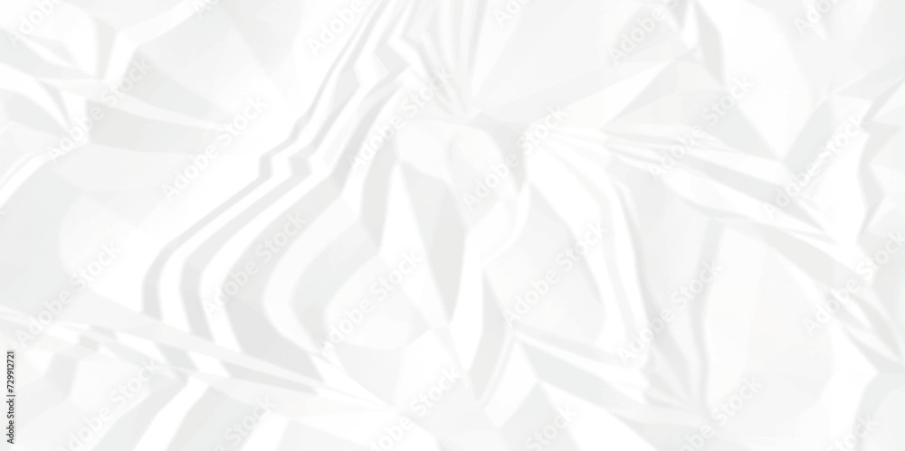 Obraz premium White crumpled paper texture . White wrinkled paper texture. White paper texture . White crumpled and top view textures can be used for background of text or any contents .