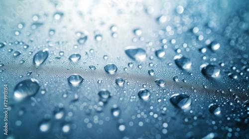 Cascading water droplets on glass, signifying purity and hydration