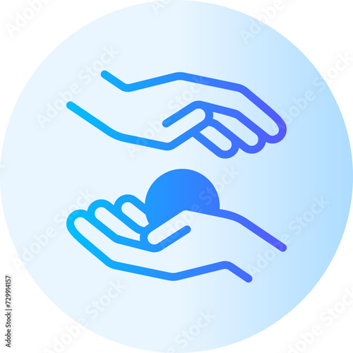 kindness gradient icon