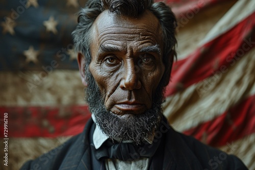 Abraham Lincoln's Beard A Tribute to the 16th President Generative AI