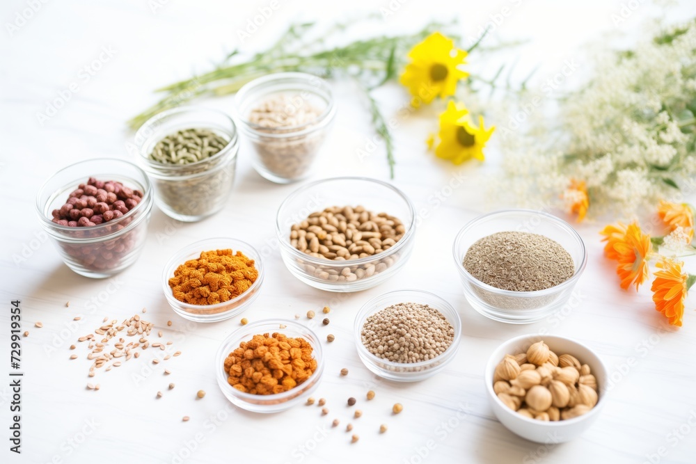 collection of plant-based protein sources like lentils, chickpeas collection of plant-based protein sources like lentils, chickpeas