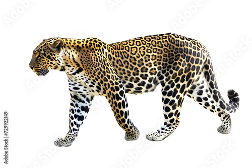 Leopard on transparent background PNG