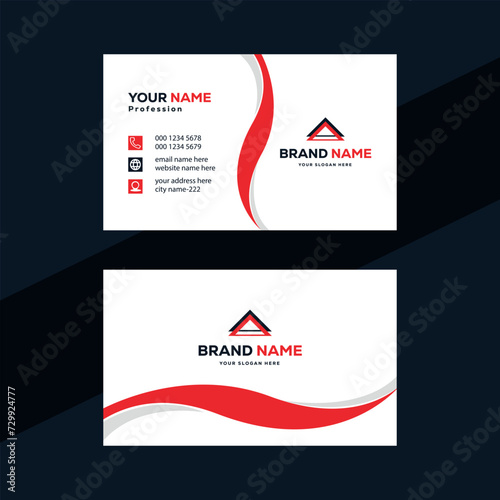 Professional bussiness card vector eps design