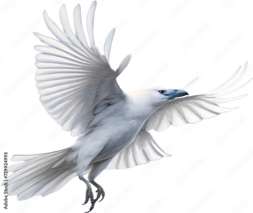 Obraz premium Crow, Close-up colored-pencil sketch of a crow 