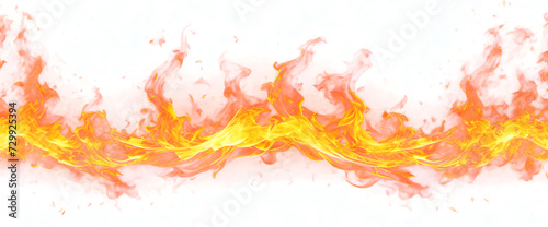 Fire flames isolated (background transparent) png with alpha channel photo