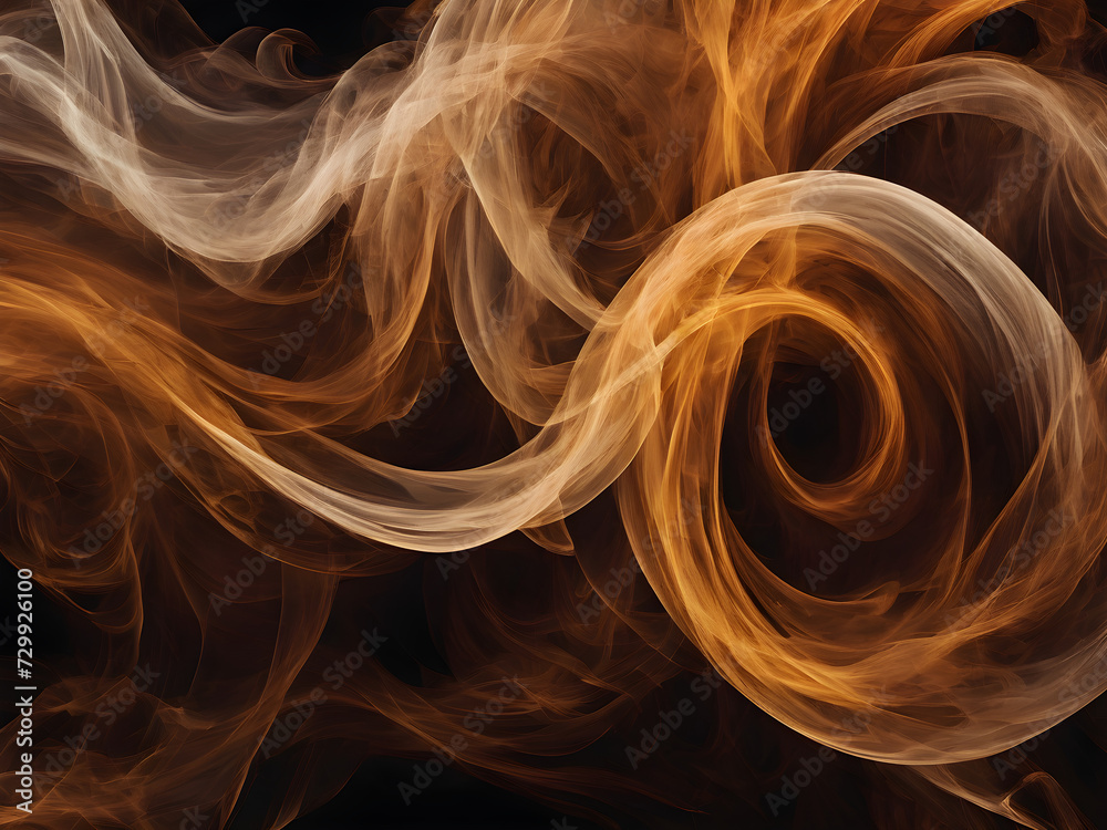 Naklejka premium Exploring Gradient Smoke Phenomena