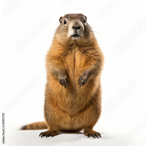 Groundhog standing