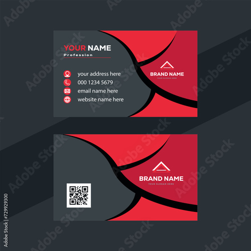 Professional bussiness card vector eps design