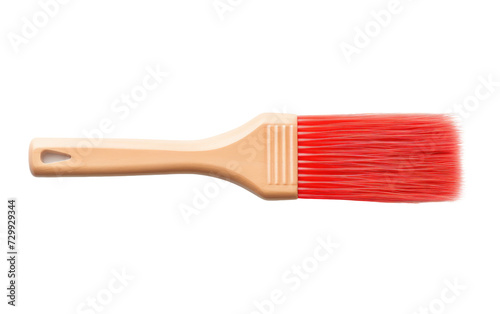 Functional Simplicity and Efficiency of a Pastry Brush on a White or Clear Surface PNG Transparent Background.