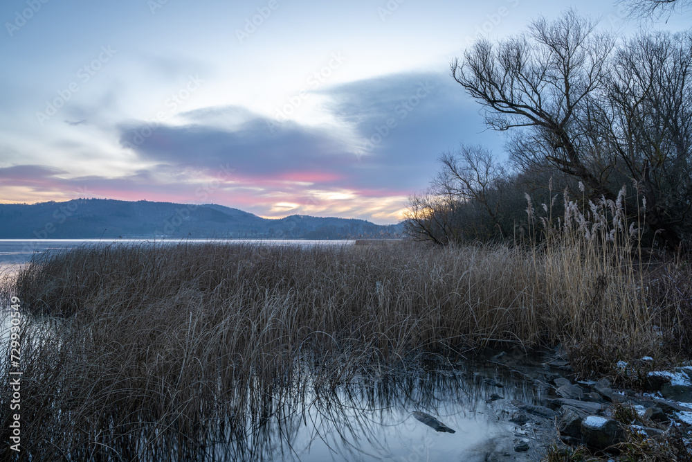 Fototapeta premium Laacher lake, Eifel, Rhineland-Palatinate, Germany