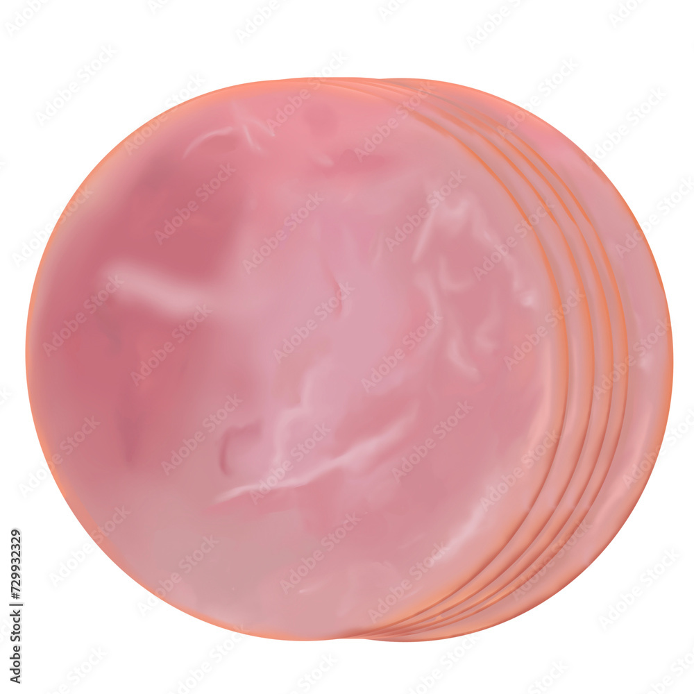 slice of ham hand draw and paint for decoration on png file for decoration and online advertising slice of ham hand draw and paint for decoration on png file for decoration and online advertising