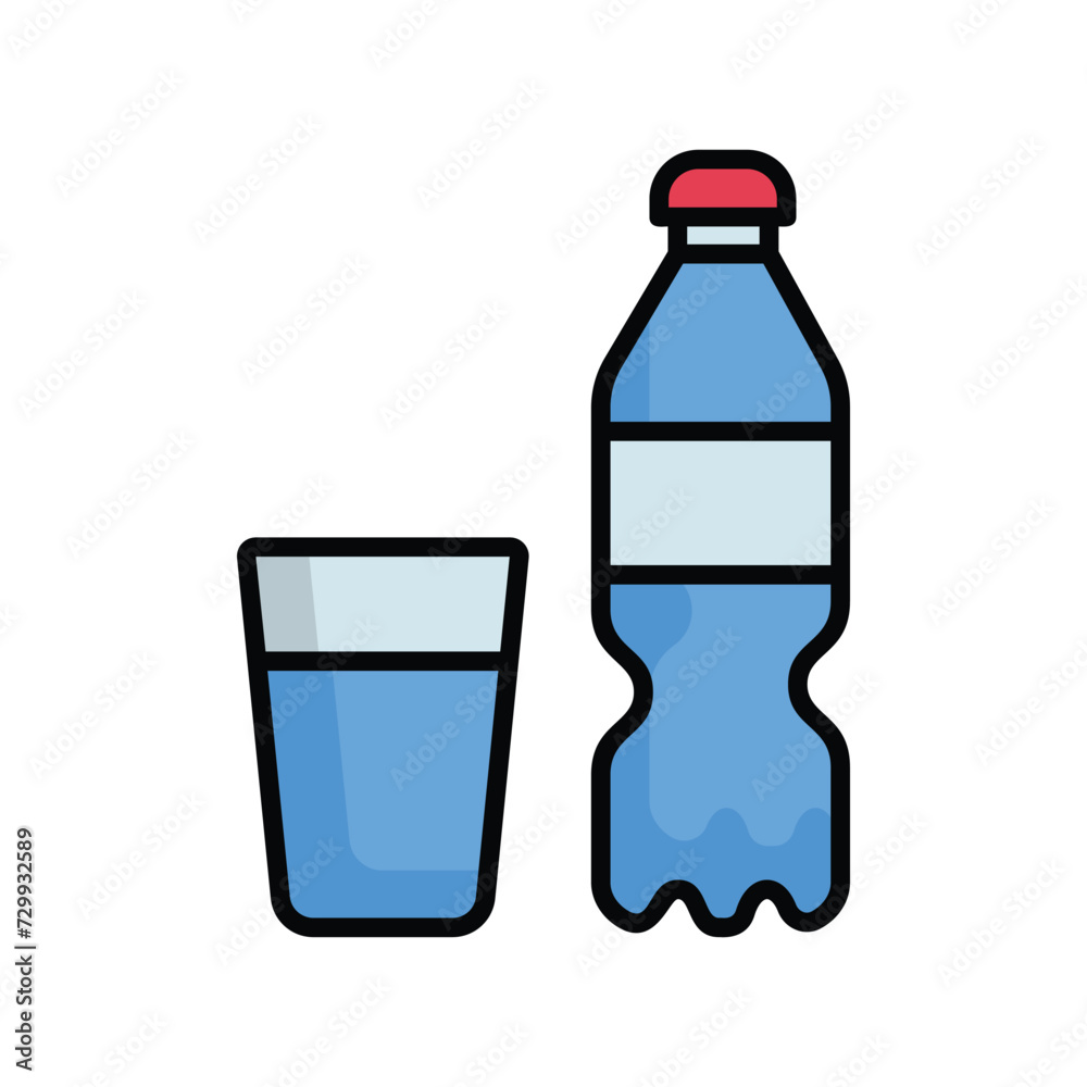 soft drink icon with white background vector stock illustration soft drink icon with white background vector stock illustration