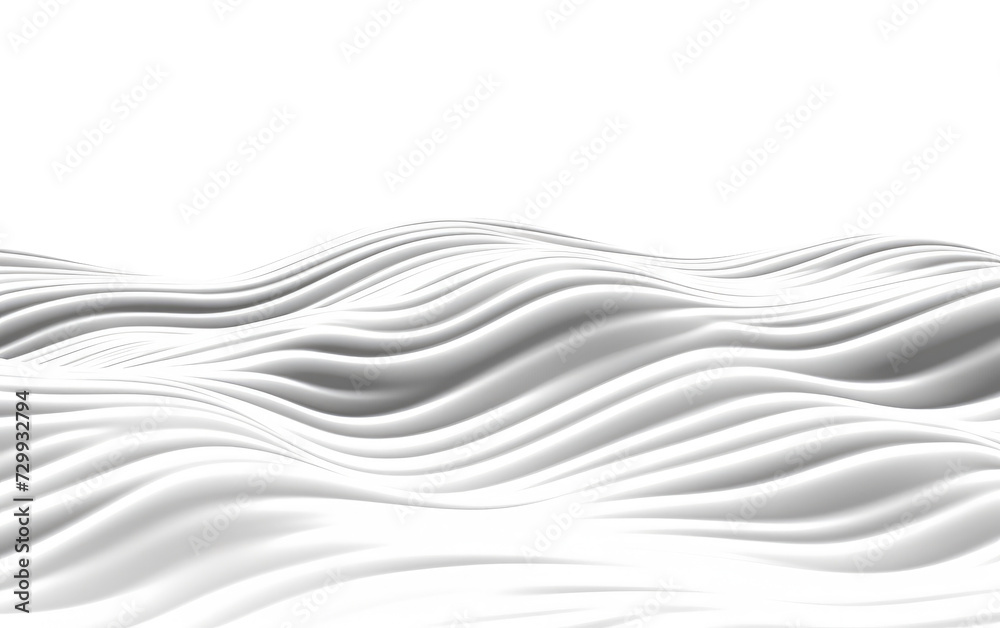 Momentary Beauty of White Water Ripples Gracing the Surface on a White or Clear Surface PNG Transparent Background.