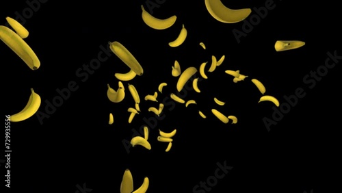 3d fruit banana s splash