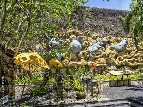 Statues in Garuda Wisnu Kencana Cultural Park, Bali Indonesia photo